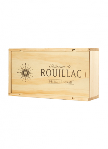 Caisse bois 2 bouteilles